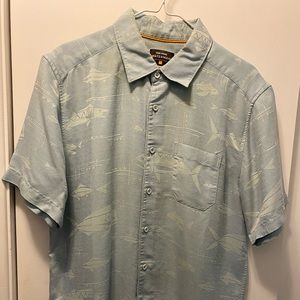 Quicksilver Waterman Hawaiian Shirt - Men’s Small